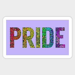 Rainbow Flower Pride! 3 Magnet